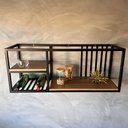 Ver imagem 3 de Prateleira Aerea Industrial Suspensa Sala Cozinha