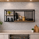 Ver imagem 2 de Prateleira Aerea Industrial Suspensa Sala Cozinha