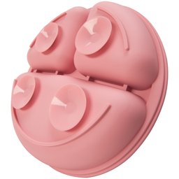 Pratinho em Silicone com Ventosas Rosa Buba - 2