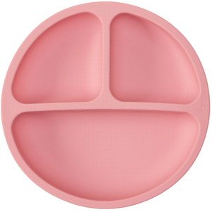 Pratinho em Silicone com Ventosas Rosa Buba