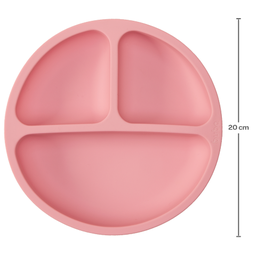 Pratinho em Silicone com Ventosas Rosa Buba - 5
