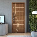 Ver imagem 1 de Folha de Porta Frisada R70ss 210x60cm 35mm Pronta:imbuia