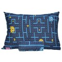 Ver imagem 1 de Jogo de Cama Solteiro Doce Vida Malha Misto Estampado com Elastico 2 Pçs Pac Pac Marinho