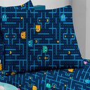 Ver imagem 4 de Jogo de Cama Solteiro Doce Vida Malha Misto Estampado com Elastico 2 Pçs Pac Pac Marinho