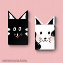 Ver imagem 1 de Dois Gatos - Quadro ou placa decorativa com 6 peças É DeCoração Quadros e placas decorativas 15mm -