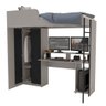 Cama Multifuncional Konza 210467 Politorno Cinza/Preto - 4