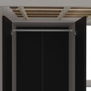 Ver imagem 5 de Cama Multifuncional Konza 210467 Politorno Cinza/Preto