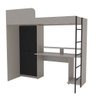 Cama Multifuncional Konza 210467 Politorno Cinza/Preto - 3