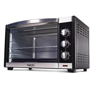 Forno Eletrico Moob DN60L-RL 60L 2200W Preto Espeto Giratorio 220V