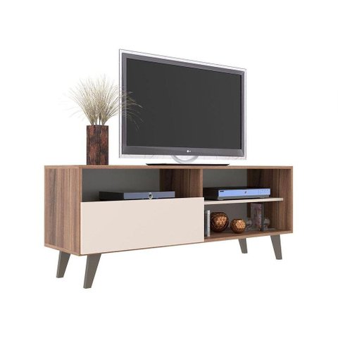 Rack Detroit 2 Prateleiras 1 Porta J Carvalho Nogueira Com Off White