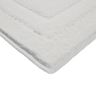 Tapete de Banheiro ou Quarto Microfibra Base Látex Antiderrapante Vizapi Golden 55x140cm Branco - 2
