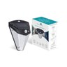 Luminária Solar LED Prisma Sensor Presença e Luz Balizador - 3000K - 4