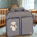 Ver imagem 1 de Mala Maternidade de Bebê Faixa Luxo - Amor:marinho