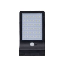 Luminária Solar Parede e Poste LED Sensor Presença e Luz - 3000K - 1