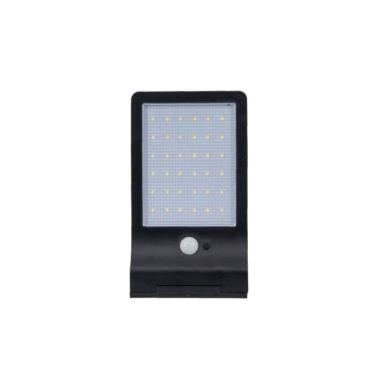 Luminária Solar Parede e Poste LED Sensor Presença e Luz - 3000K