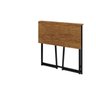 Mesa Multiuso Dobrável em MDF/Ferro - Lv Móveis:Castanho - 1