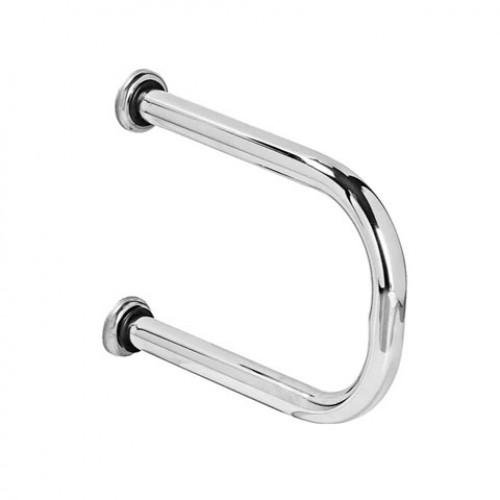 Barra de Apoio para Banheiro em &quot;U&quot; 20cm Inox - Geris