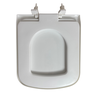 Assento Tampa Vaso Sanitário Lírio Fiori Almofadado Branco Durín - 5