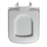 Assento Tampa para Vaso Sanitário Almofadado Compatível Lírio Branco Durín - 5
