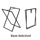 Ver imagem 6 de Mesa de Canto Para Sala Dobrável Com Bandeja Preto Fosco