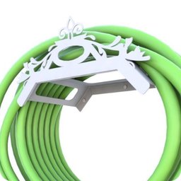 Suporte Enrolador De Mangueira De Jardim Classic Branco - 1