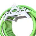 Ver imagem 1 de Suporte Enrolador De Mangueira De Jardim Classic Branco