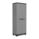 Ver imagem 1 de Armário Multiuso Plástico Stillo Alto Cinza Preto Keter