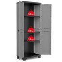 Ver imagem 3 de Armário Multiuso Plástico Stillo Alto Cinza Preto Keter