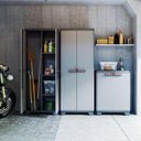 Ver imagem 5 de Armário Multiuso Plástico Stillo Alto Cinza Preto Keter