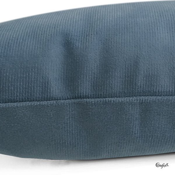 Capa para Travesseiro de Corpo Body Pillow Veludo 40x130cm Azul Tibet - 2