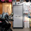 Ver imagem 4 de Armário Alto Titan Cinza e Preto Keter