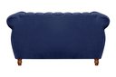 Ver imagem 4 de Conjunto Realeza Sofá com Poltronas Chesterfield Decoração Sala Recepção - Suede Azul Marinho