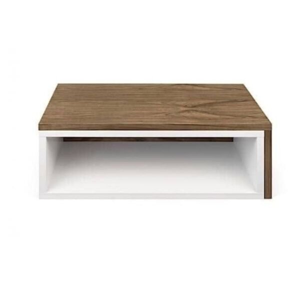 Mesa de Centro Parfait Amadeirado com Branco com 100% MDF - Móveis LeBlanc - 6