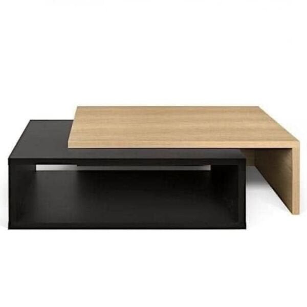 Mesa de Centro Parfait Amadeirado com Preto com 100% MDF - Móveis LeBlanc - 4