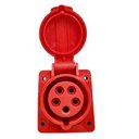 Ver imagem 2 de Tomada Industrial Embutir Vm 16a 3p+t+n 5046 380/440v IP44 9h (Steck) Soprano