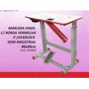Ver imagem 2 de Mesa Bancada Para Overlock Semi Industrial Sun Special-cor Vermelha