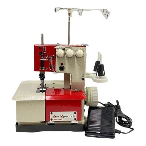 Galoneira Sun Special Ss-2600-3 Semi Industrial Vermelha 250W, Pedal Eletrônico-220v