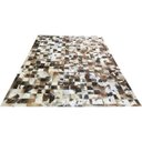 Ver imagem 1 de Tapete de Couro Marrom Malhado Escuro 2,00x2,80 C/b Peças 10x10