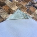 Ver imagem 3 de Tapete de Couro Marrom Exótico 1,00x1,50 sem Bordas