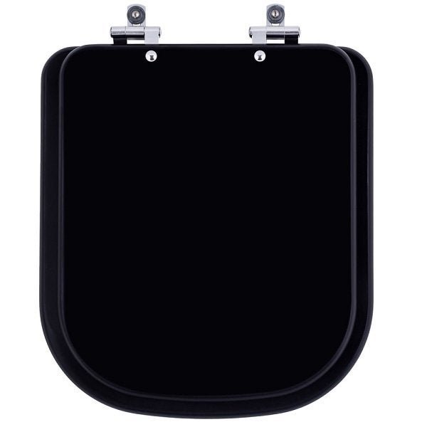 ASSENTO SANITÁRIO MADEIRA LAQUEADO TAMPA PARA VASO DECA QUADRA/PIANO PRETO - 1
