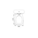 Ver imagem 3 de Assento Sanitário Poliéster Versa Branco – Agnes.T