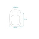 Ver imagem 3 de Assento Sanitário Poliéster Versato Branco - Celite