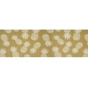 Ver imagem 2 de Passadeira Antiderrapante Tropical Rolo 65cm X 15m Abacaxi Gold Kapazi