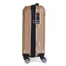 Mala de Bordo Pequena para Viagem em Abs Yins Ys21110 Cadeado Integrado Rodas Duplas Champagne - 3