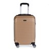 Mala de Bordo Pequena para Viagem em Abs Yins Ys21110 Cadeado Integrado Rodas Duplas Champagne - 1