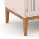 Ver imagem 7 de Jogo de Quarto Infantil Unique com Cômoda 3 Gavetas e Berço Rosê/eco Wood - Matic Móveis