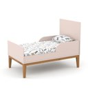 Ver imagem 6 de Jogo de Quarto Infantil Unique com Cômoda 3 Gavetas e Berço Rosê/eco Wood - Matic Móveis