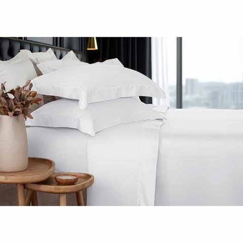 Jogo de Cama King 4 Peças 600 Fios Monet Blanc Kacyumara
