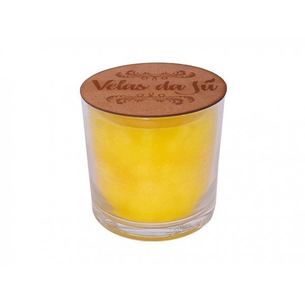Vela Aromática Perfumada Citronela Copo 265ml - Velas da Jú
