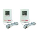 Ver imagem 1 de Kit 2 Termômetro Digital Alarme Imã Traseiro Th-200 Portátil Com Cabo Sensor